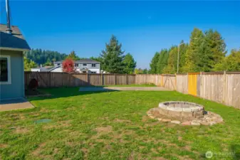 The perfect spot for cool nights and warm memories—your own backyard fire pit