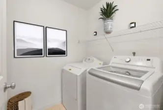 Main floor laundry.