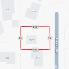 Superb lot with tons of potential to build new or take ona full remodel project. Either way it's a win!