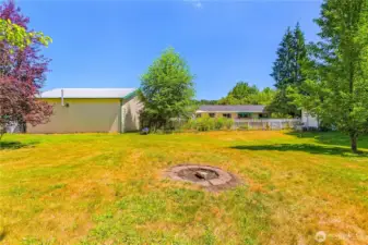 Behind Shop area cleared for all kinds of activities