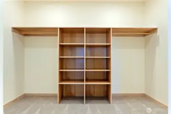 Large primary closet