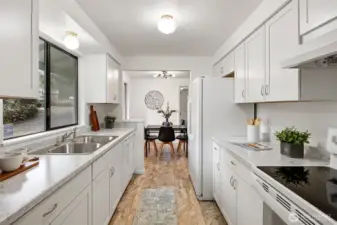 Pantry and 2 other closets off of the entry way.