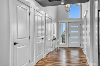 Front Entry with Highlight Windows