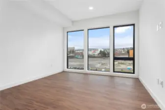 Third bedroom with 3/4 bathroom attached.