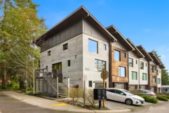 Building "A" is in an ideal location at the end of Madrona. It is private yet close to downtown and ferries!