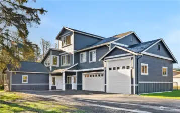 Front of 3278 Sq.Ft. home- fresh paint & new driveway