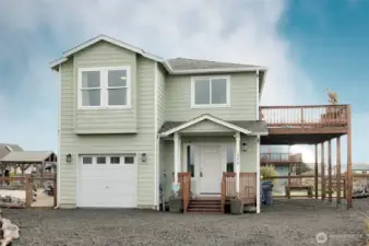 Front of home on culdesac- Private