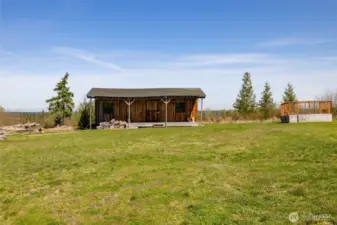 Custom deer-proof garden area—perfect for growing fruits and vegetables.
