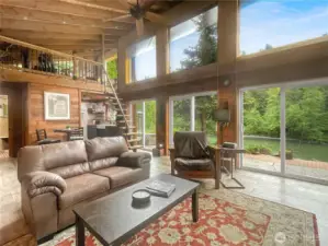 LODGE STYLE LIVING ROOM
