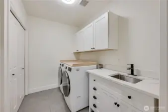 Utility Room on the Main Floor
