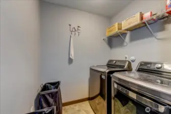 Conveniently located upstairs near the bedrooms.