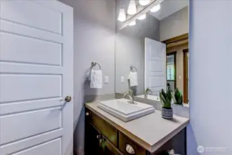 Full bath on the lower level.