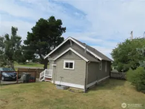 Back of the home.