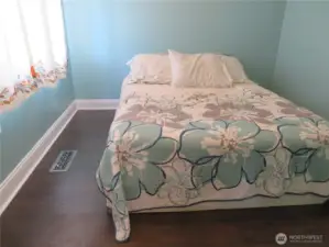 Front bedroom has a good sized closet to the right.