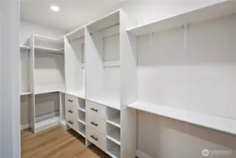 Primary Walk in Closet