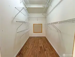 Primary Walk in Closet