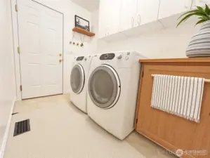 Laundry Room staged