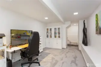 Another view of lower level finished room