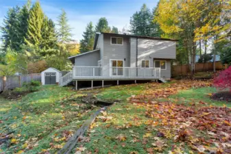 Unique and gorgeous home from the back