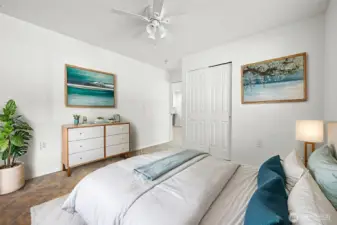 Virtually Staged Bedroom 1