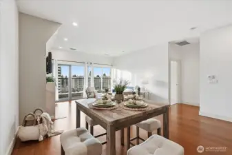 Great Room, High Ceilings, Huge Windows, City View