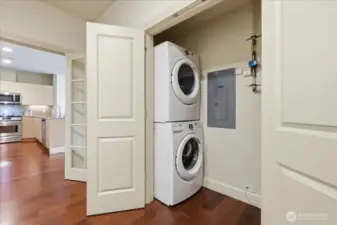 Laundry/Utility Closet in Den/Office
