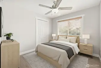 Third Bedroom ((Virtually Staged)