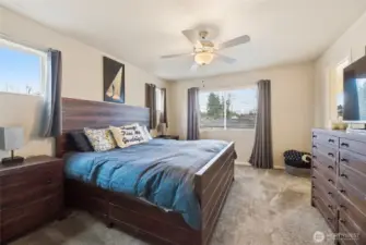 Bright and open primary bedroom