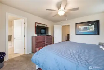 Primary bedroom with spacious bath