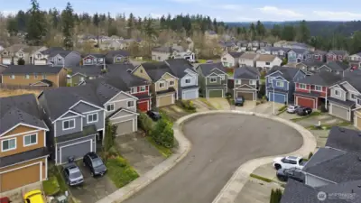 Located in a gated community on a private cul-de-sac