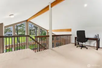 Upstairs loft office/flex space