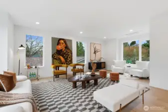 Very generous living spaces.