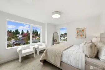 2 of 3 upstairs bedrooms.