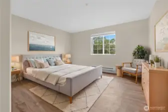 Bedroom #1 - Virtually staged