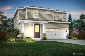 Example of the Cypress floor plan to be located at 6169 NW Bruggman Loop