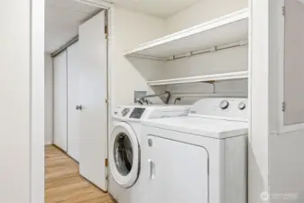 Washer & dryer included!