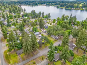 Just down the street from Spanaway Lake, with walk-in access to Spanaway park a half block away