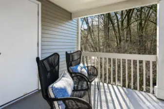 Peaceful balcony