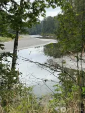 High Bank Across Street