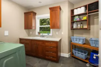 Oversized utility room