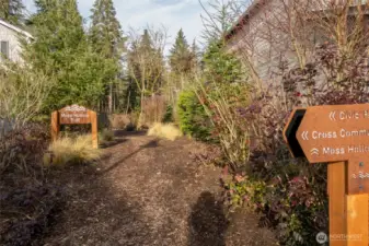 Enjoy trails out your front door