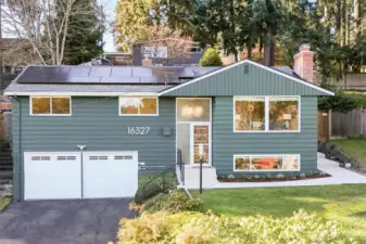 Tucked on a quiet street with minimal through traffic in a coveted Shoreline neighborhood.