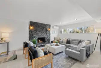 Beautifully refreshed lower level living space that offers flexibility to fit your lifestyle.