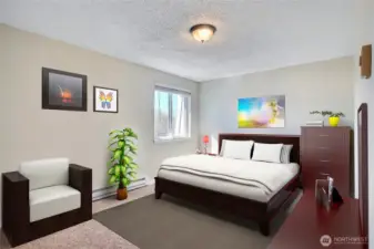 Bedroom/ virtual staged