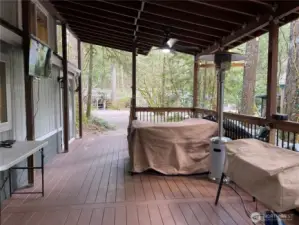 Lots of room out on the deck