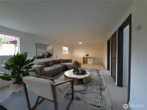 2nd living room staged
