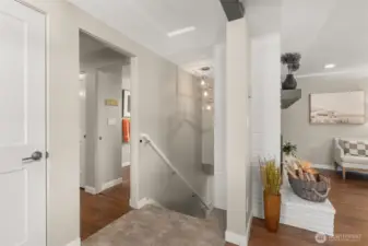 Follow here to head downstairs. :-)