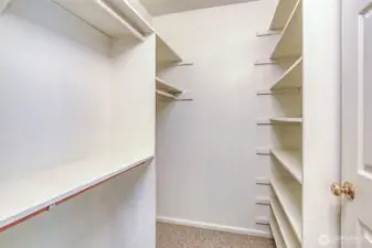 Main walk in closet