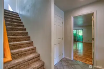 Upstairs entry