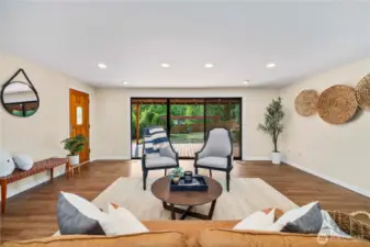 Bright and spacious living room
